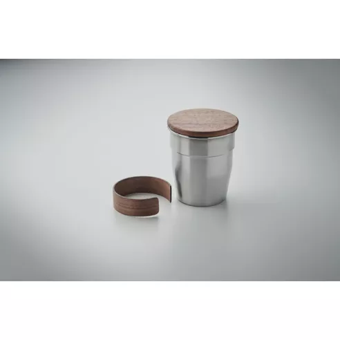 Vaso de pared simple 350 ml WALNUT