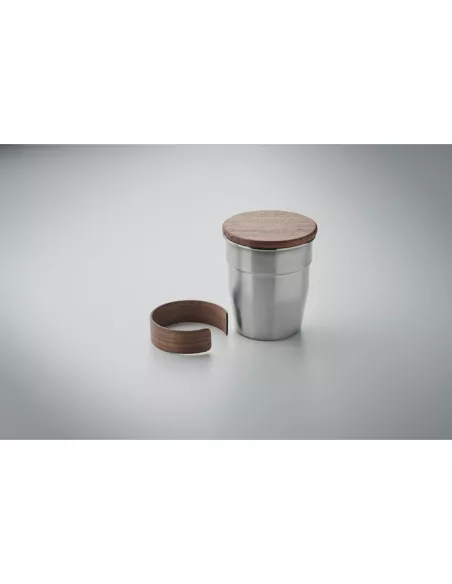 Vaso de pared simple 350 ml WALNUT