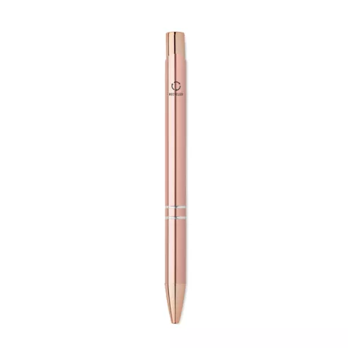 Recycled aluminium pen BERN ROSE