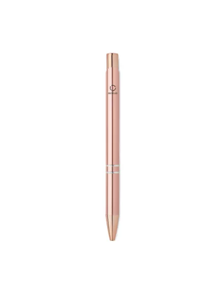 Recycled aluminium pen BERN ROSE