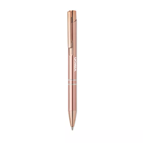 Recycled aluminium pen BERN ROSE