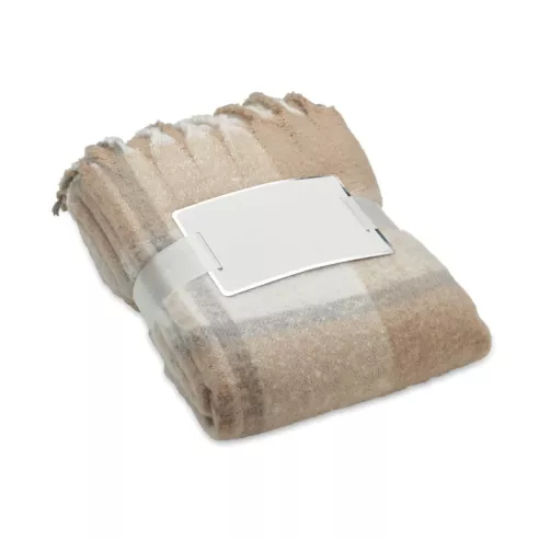 Manta de mohair a cuadros QUET
