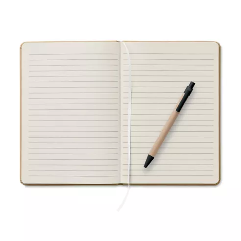 Libreta A5 en cartón reciclado CARATIL
