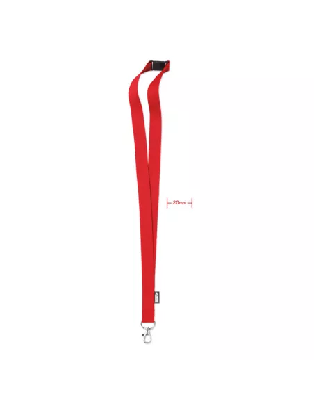 Lanyard de RPET 20 mm LANY RPET