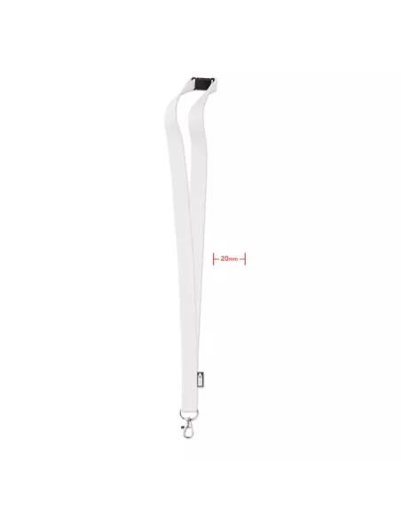 Lanyard de RPET 20 mm LANY RPET