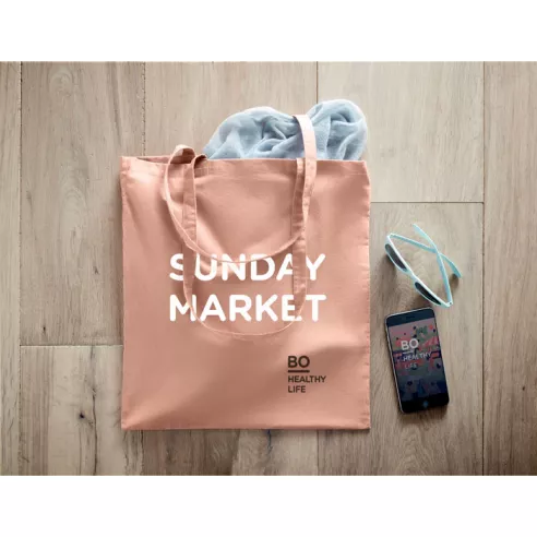 Organic cotton shopping bag ZIMDE COLOUR