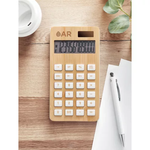 Calculadora bambú de 12 dígitos CALCUBIM
