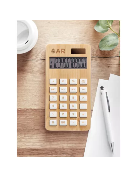 Calculadora bambú de 12 dígitos CALCUBIM