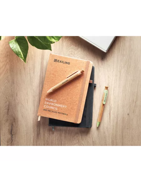 Libreta rayado PU reciclado A5 BAOBAB