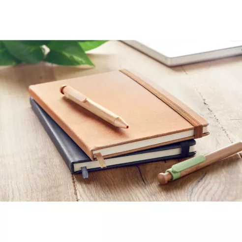 Libreta rayado PU reciclado A5 BAOBAB