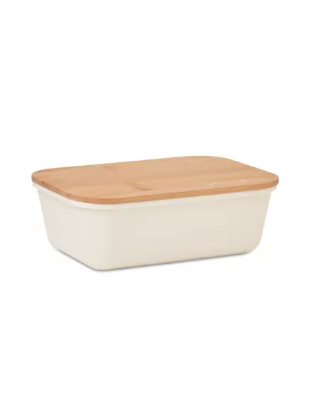 Lunch box with bamboo lid THURSDAY