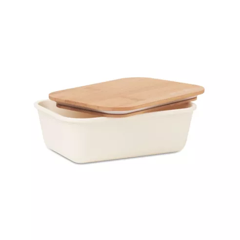 Lunch box with bamboo lid THURSDAY