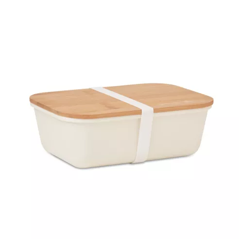 Lunch box with bamboo lid THURSDAY
