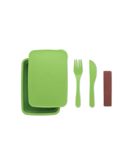Lunch box with cutlery SUNDAY
