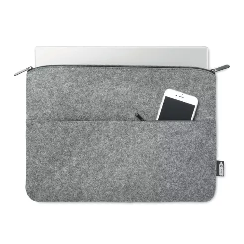 RPET felt zipped laptop bag TOPLO