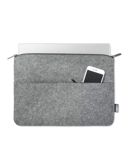 RPET felt zipped laptop bag TOPLO
