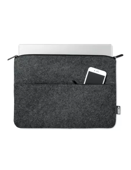 RPET felt zipped laptop bag TOPLO