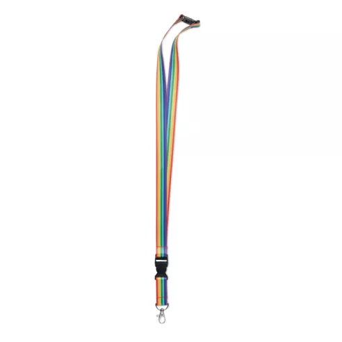 Rainbow RPET lanyard BOWYARD