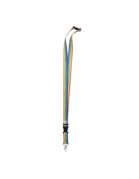 Rainbow RPET lanyard BOWYARD