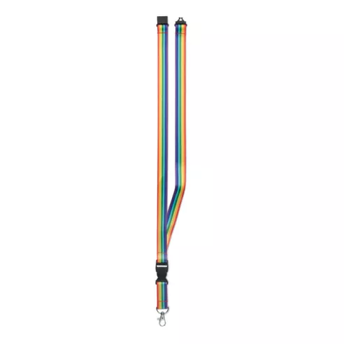 Rainbow RPET lanyard BOWYARD