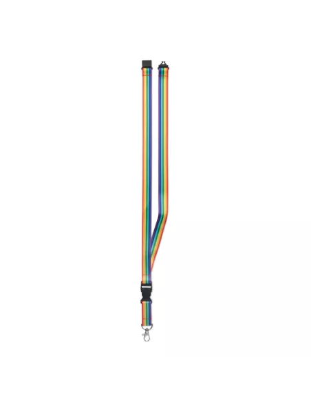 Rainbow RPET lanyard BOWYARD
