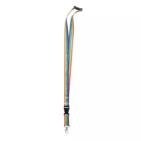 Rainbow RPET lanyard BOWYARD
