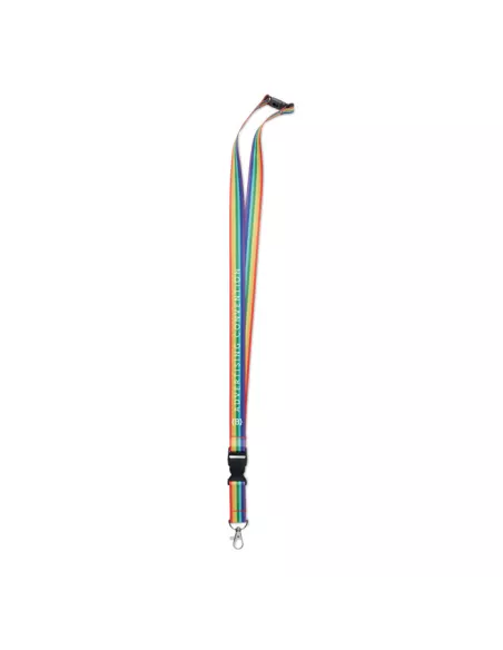 Rainbow RPET lanyard BOWYARD