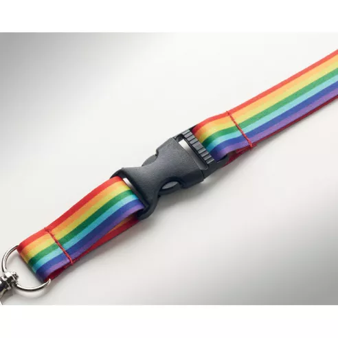 Rainbow RPET lanyard BOWYARD