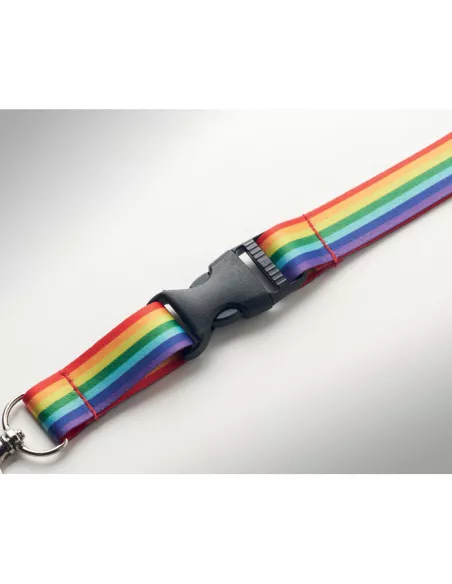 Rainbow RPET lanyard BOWYARD