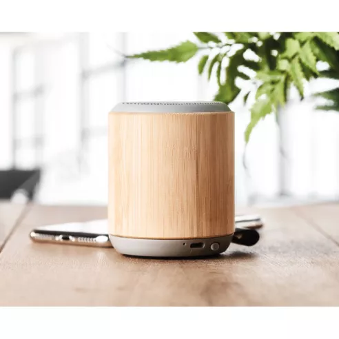 5.0 wireless bamboo speaker RUGLI
