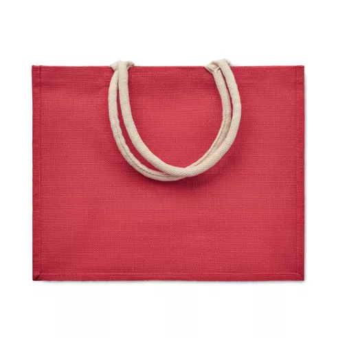 Jute bag with cotton handle AURA