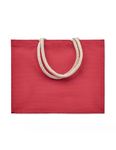 Bolsa de yute y asas algodón MO6443- AURA