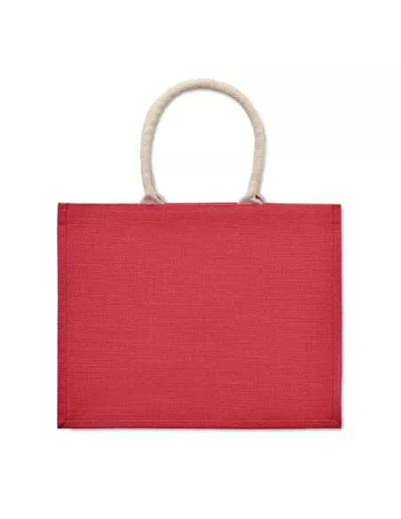 Jute bag with cotton handle AURA