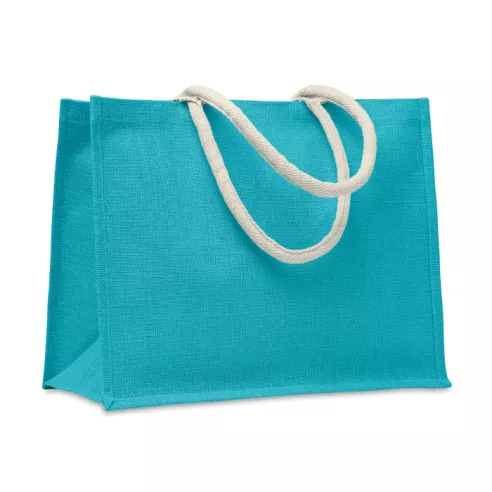 Jute bag with cotton handle AURA