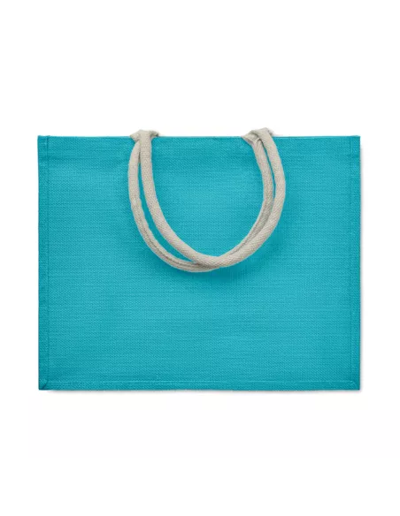 Jute bag with cotton handle AURA