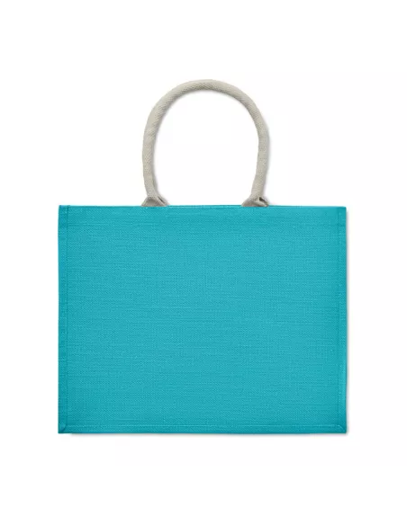 Jute bag with cotton handle AURA
