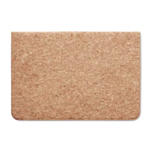 Cork laptop bag magnetic flap GRACE