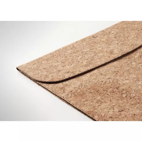 Cork laptop bag magnetic flap GRACE