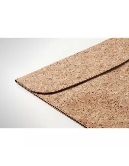 Cork laptop bag magnetic flap GRACE