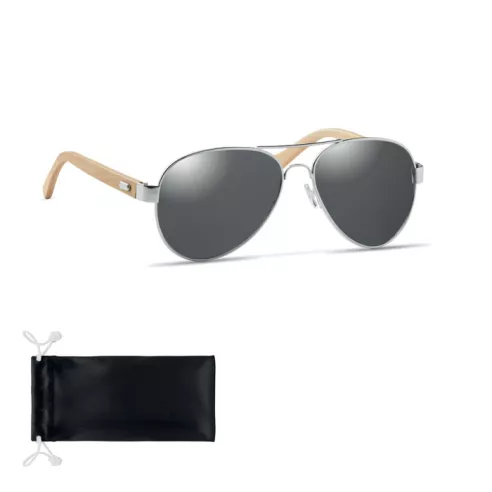 Bamboo sunglasses in pouch HONIARA
