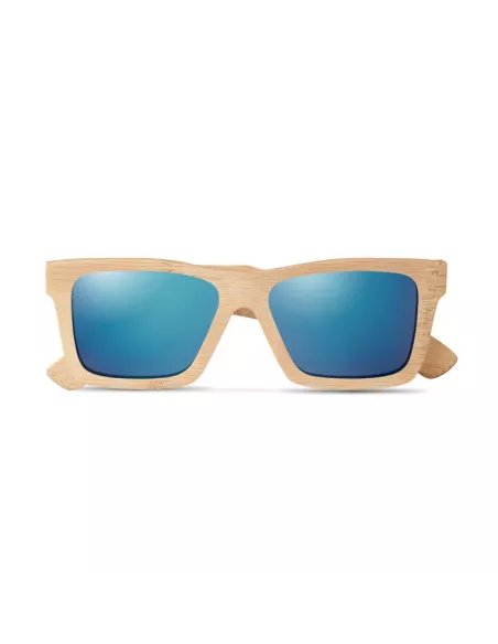 Sunglasses and case in bamboo WANAKA