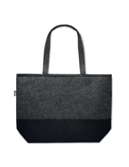 RPET felt shopping bag DUO INDICO