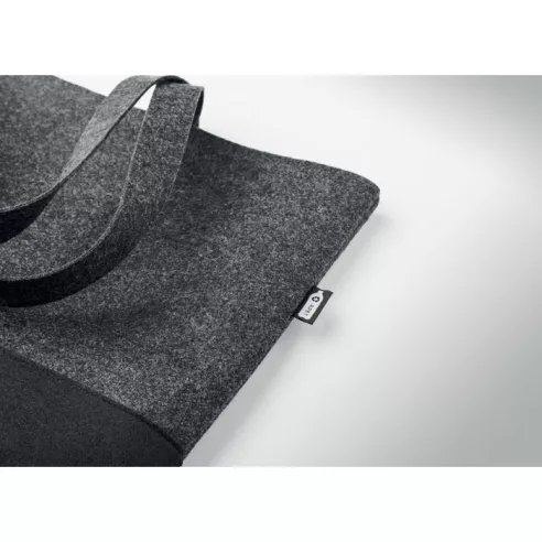 RPET felt shopping bag DUO INDICO