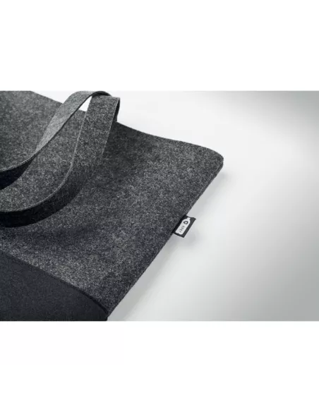 RPET felt shopping bag DUO INDICO