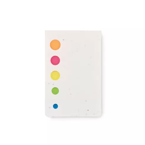 Seed paper page markers pad MEMO SEED