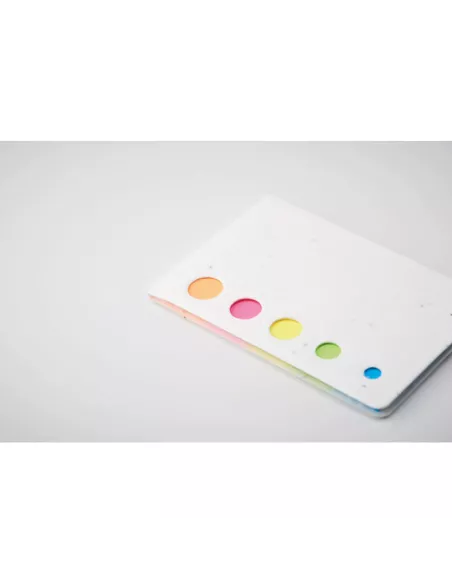 Seed paper page markers pad MEMO SEED