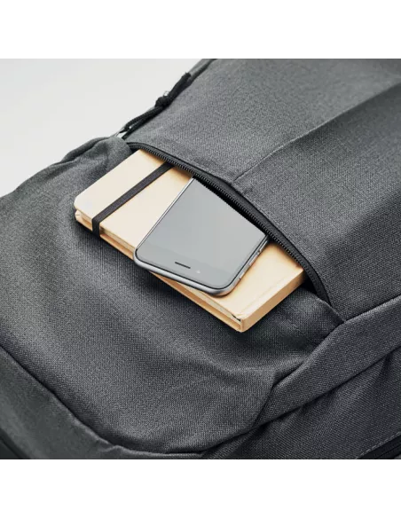 600D RPET 2 tone backpack SIENA