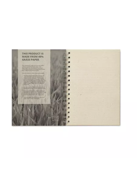 A5 grass notebook 80 lined GRASS BOOK
