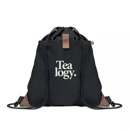 Recycled cotton drawstring bag PANDA BAG