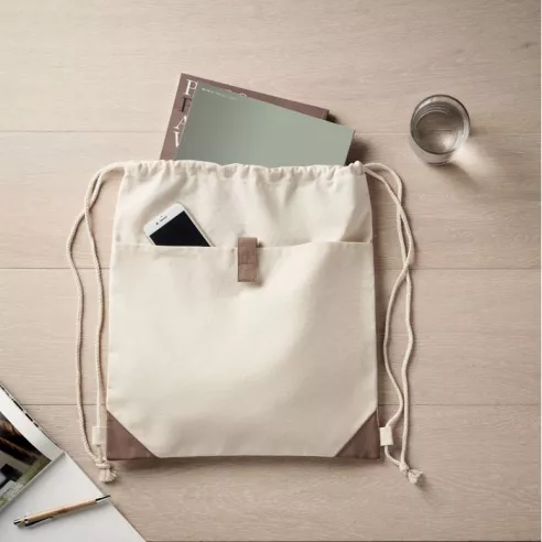 Bolsa cuerdas algodón reciclado PANDA BAG